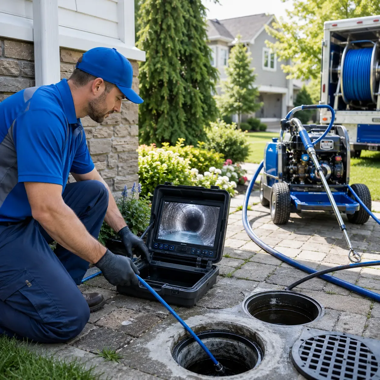 Outdoor drain cleaning professionals serving Peru, KS